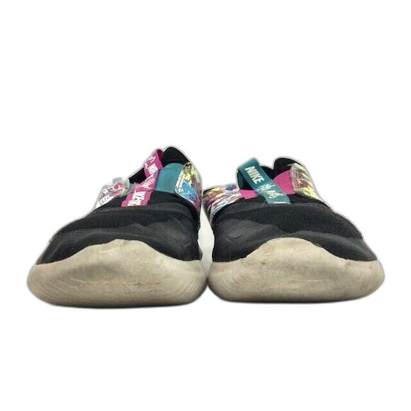 Nike Flex Runner-Fable of Turtle & Hare-Girl's Sz 3.5-Colorful Shoes- CJ2082-001 - Picture 2 of 8